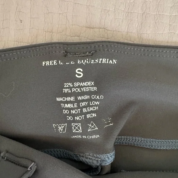 Free Ride Equestrian Pull On Hybrid Breeches - Picture 3 of 3